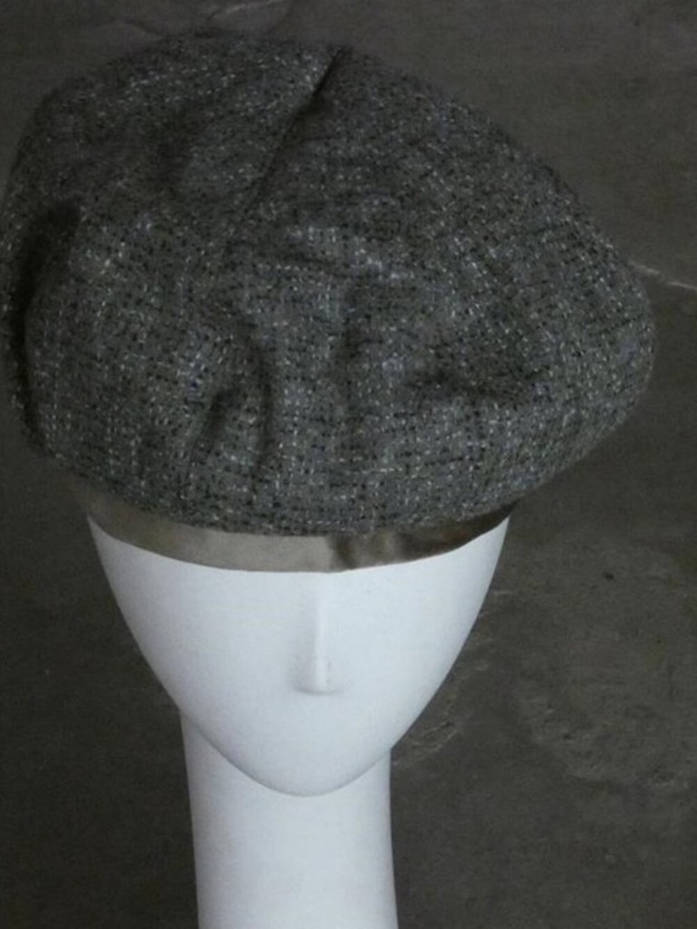 Shelby Beret Cap - Taupe Grey Color